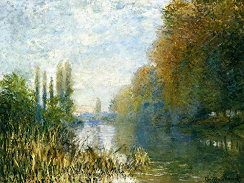 Paysage de Claude Monet art mural peinture à l'huile fait main décor de salle célèbre