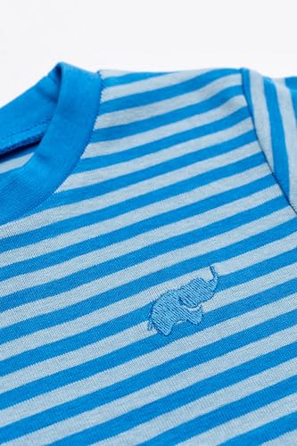 Image of monica + andy unisex-baby Organic Two-piece Shorty Pajama Set