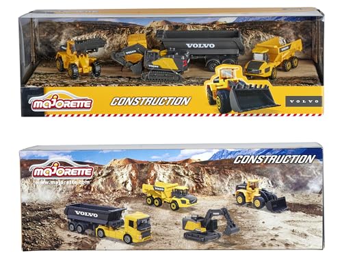 Set de 4 vehículos a escala 1:64 Majorette Construction miniatura 2