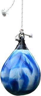 Saco de boxeo para colgar, rellenable con agua, a prueba de fugas, color rojo, 26 x 37 cm