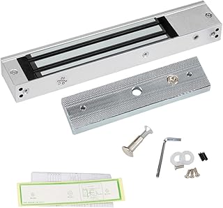 LIBO Electric Magnetic Lock 280KG/6000lbs Access Control Electronic Metal Door Lock DC12V Fail Safe NC Type for Security System Single Door