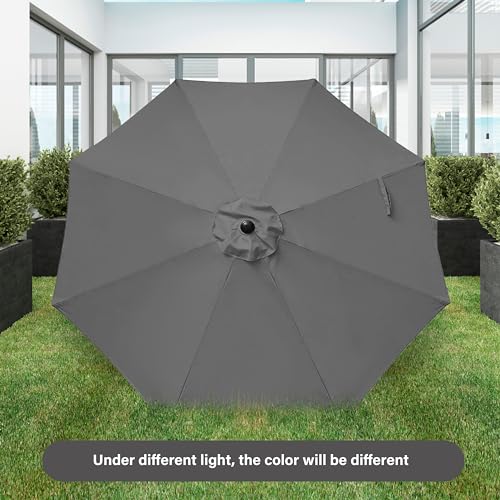 Simple Deluxe LGBRLA9GRY 9' Patio Umbrella Outdoor Table Market Yard Umbrella thumb #2
