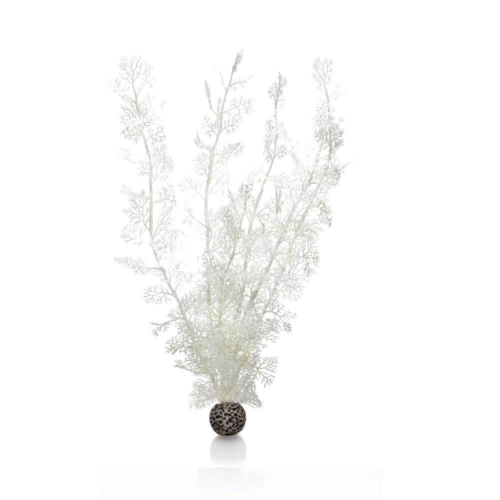 biOrb 46074 Koral rogowy XL biały – duża dekoracja akwarium, naturalny sztuczny koral z tworzywa sztucznego do dekoracji akwarium, łatwy do czyszczenia, nadaje się do wody słodkiej i morskiej