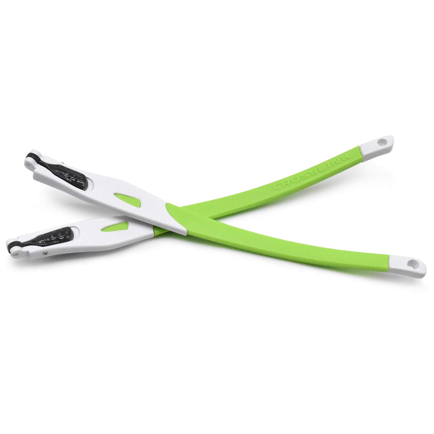 HKUCO Light Green Rubber Replacement White Frame Legs For Oakley Crosslink Frame