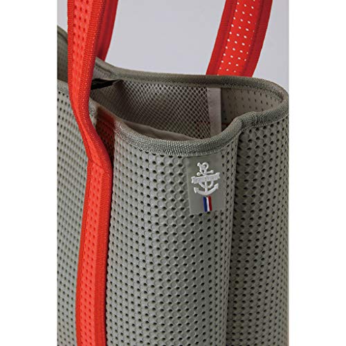 Time-Concept-EVA-Resin-Lightweight-Mesh-Shape-Tote-Bag-Neon-Orange-With-Reflective-Tape-Travel-Beach-Carry-On 51tKZhpBCnL