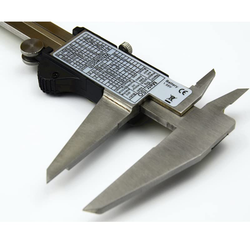 Calibres Digitales Vernier 1 unids 150 mm 200 mm 300 mm Modo de Origen Calibrador Digital Acero Inoxidable Vernier ELECTRONAL Caliper Caliper MICROMETO + Caja (Color : 0-150mm 6inch)