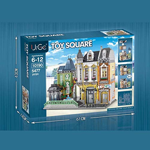 KEKRAV Ewweeqq Modular House Building Set 2-in-1 Quadrat-Gebäude für Spielzeuggeschäft 5477 Stück mit Lego kompatibel – Bild 6