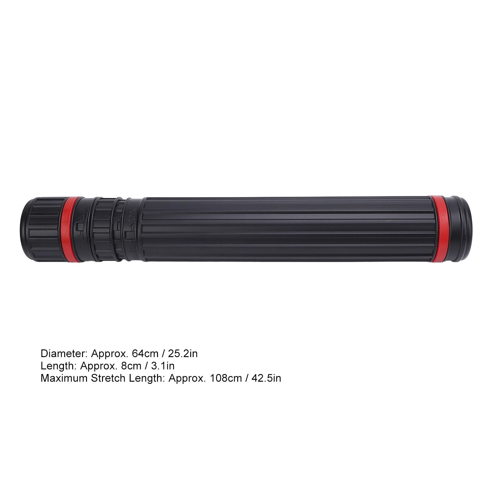 Poster Tube Expandable Poster Storage Mailing Tube Document Art Storage Hard Tube with Strap Portable Paper Holder for Draft Sketch Blueprint