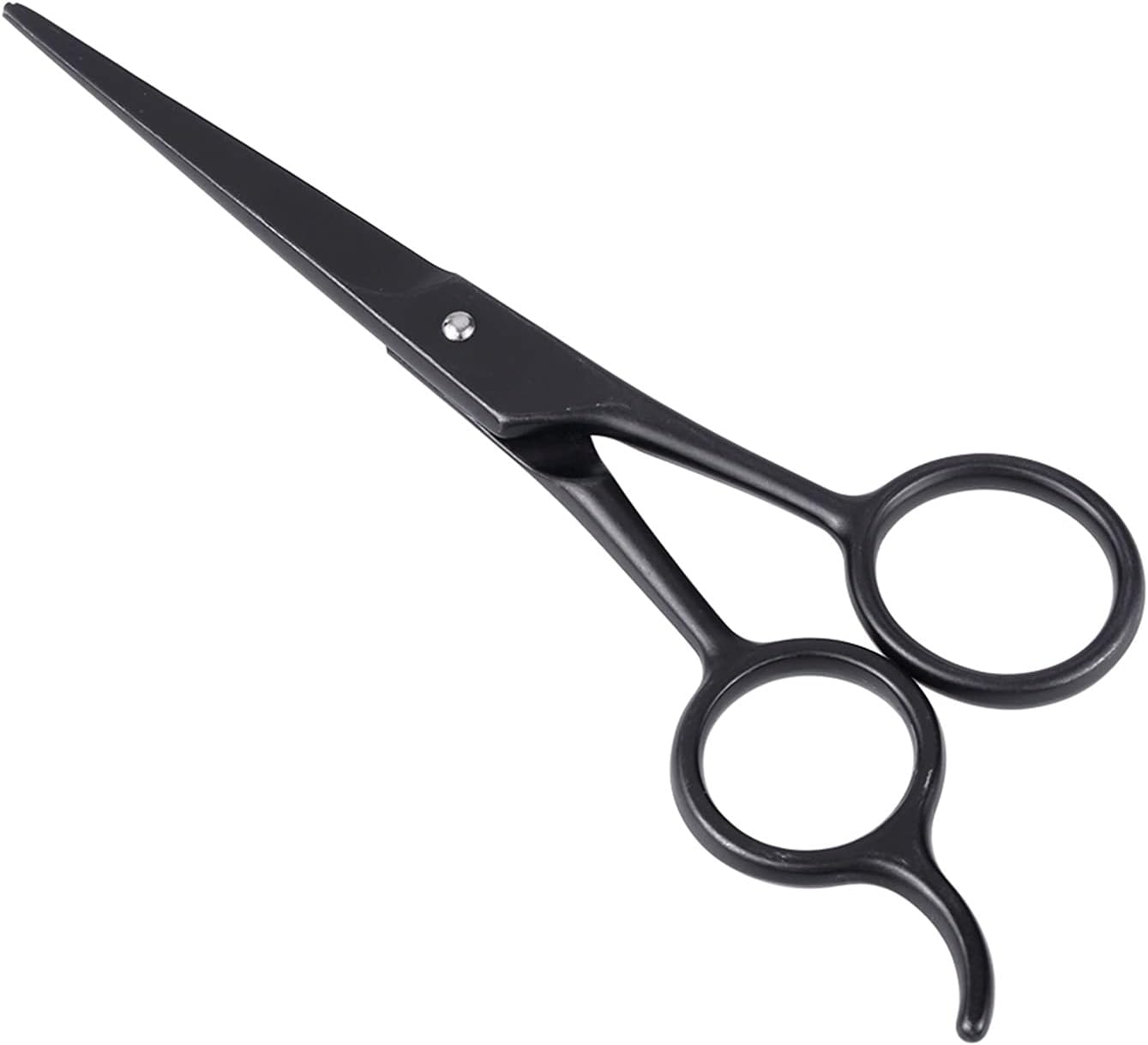 Stainless Steel Beard Scissor for Barber Home Use Black Mini Size Shaving Shear Beard Trimmer Eyebrow Bang Mustache Scissor