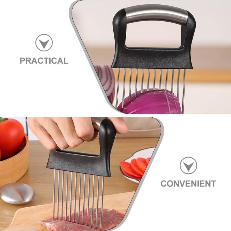 Soporte para Cortar Cebolla Multi Funcional en Acero Inoxidable miniatura 7