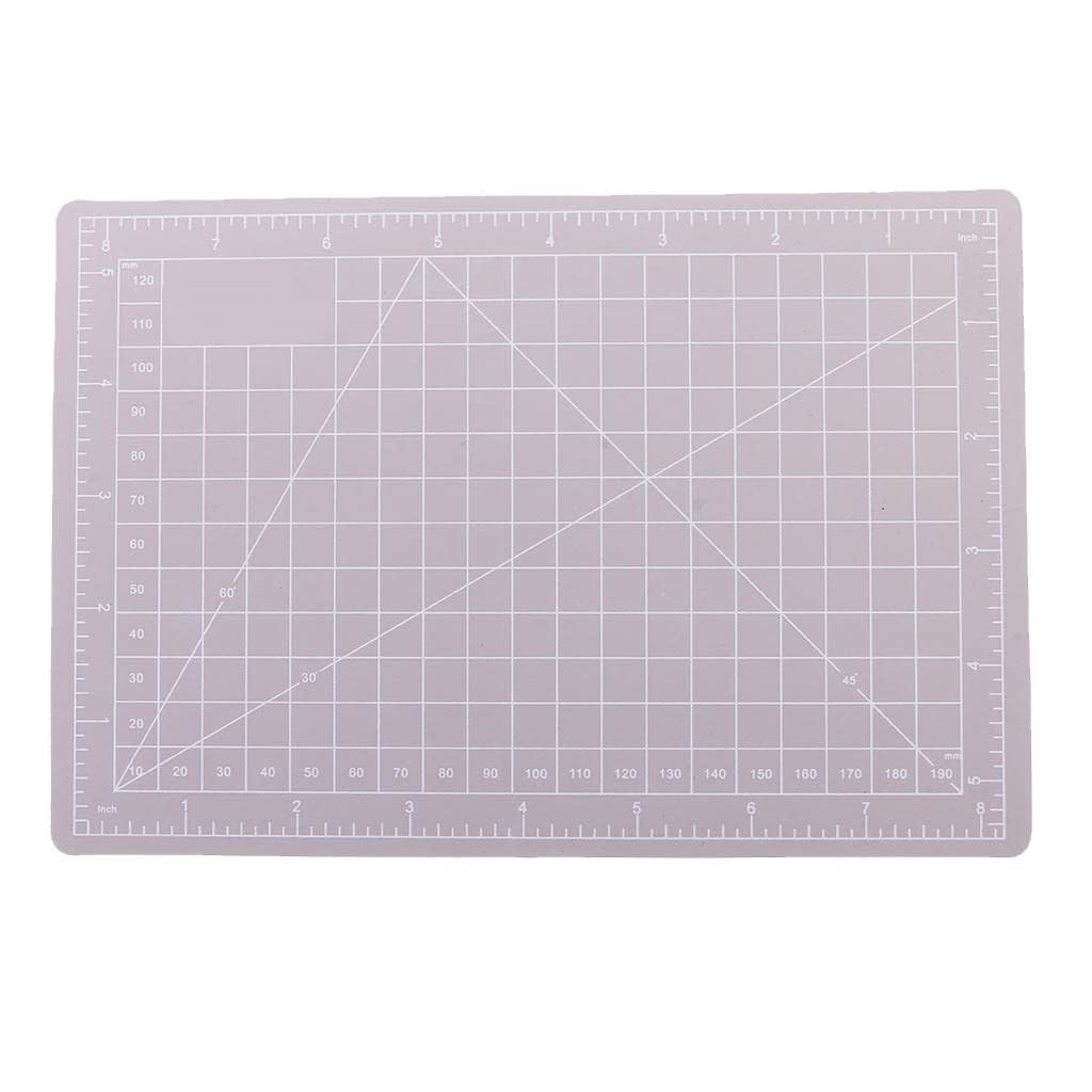 KRYTONE®A3 Self Healing Cutting Mat Double Sided, Small Cutting Mat Great for Scrapbooking, Quilting, Fabric, Sewing Crafts Projects (Grey)
