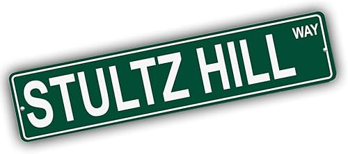 Vista 604 de Ohio Mountains Pick Your Mountain Compatible/repuesto para Ballards Hill United States Mountain Aluminio Metal Tin Street Sign Style decoración