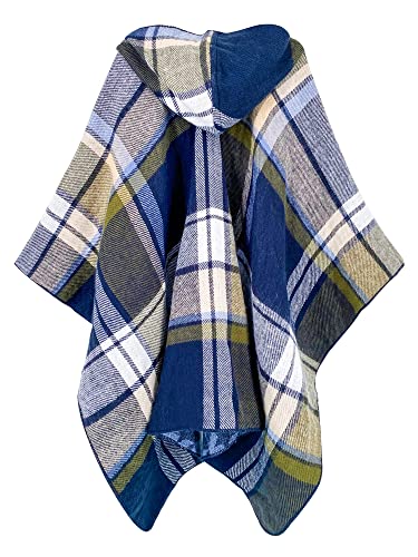 Image of Breezy Lane Women's Shawl Wraps Warm Poncho Ruana Wrap Cardigan