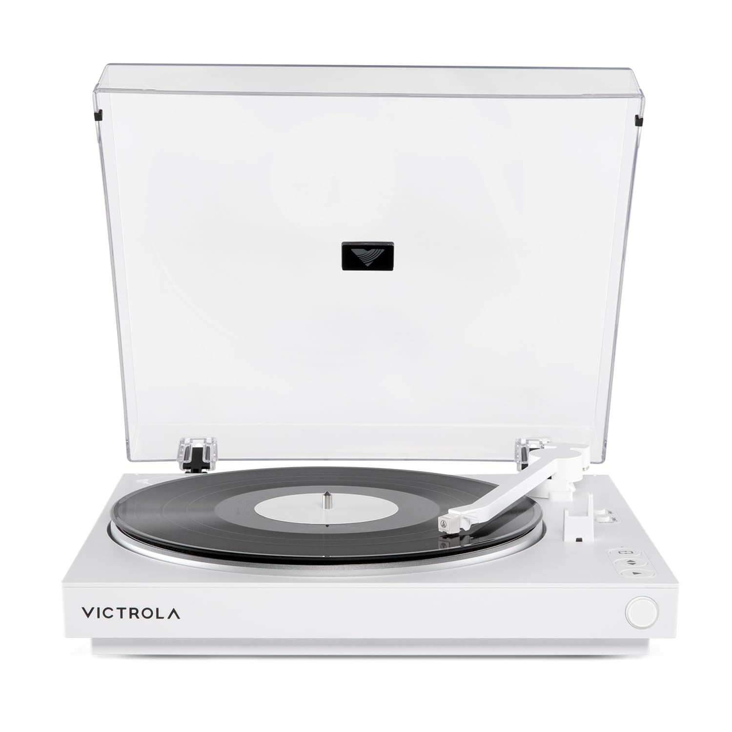 Victrola Fully Automatic Bluetooth Turntable w Audio Technica ATN3600L Cartridge, Automatic Repeat Function, 2-Speed Vinyl Record Player, Wireless