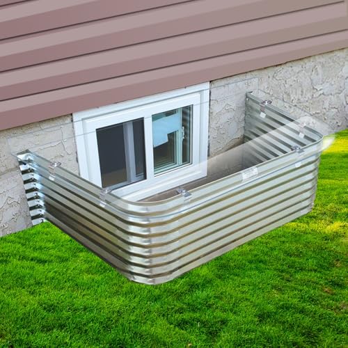 59" x 38" Window Well Covers Outside, Polycarbonate Basement Window