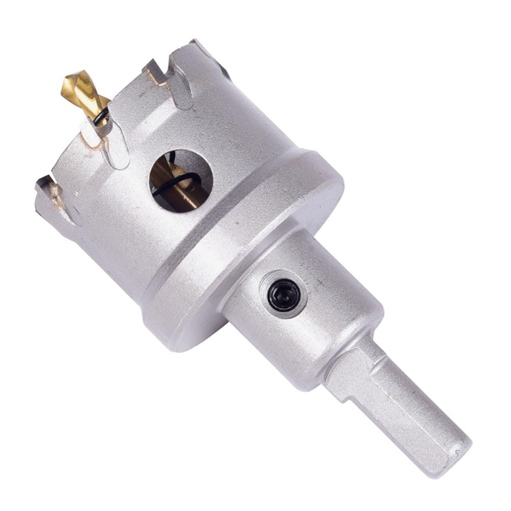 1 pieza de sierra de corona de carburo de tungsteno, abridor de agujeros de metal de acero inoxidable, broca expandible, 54 mm