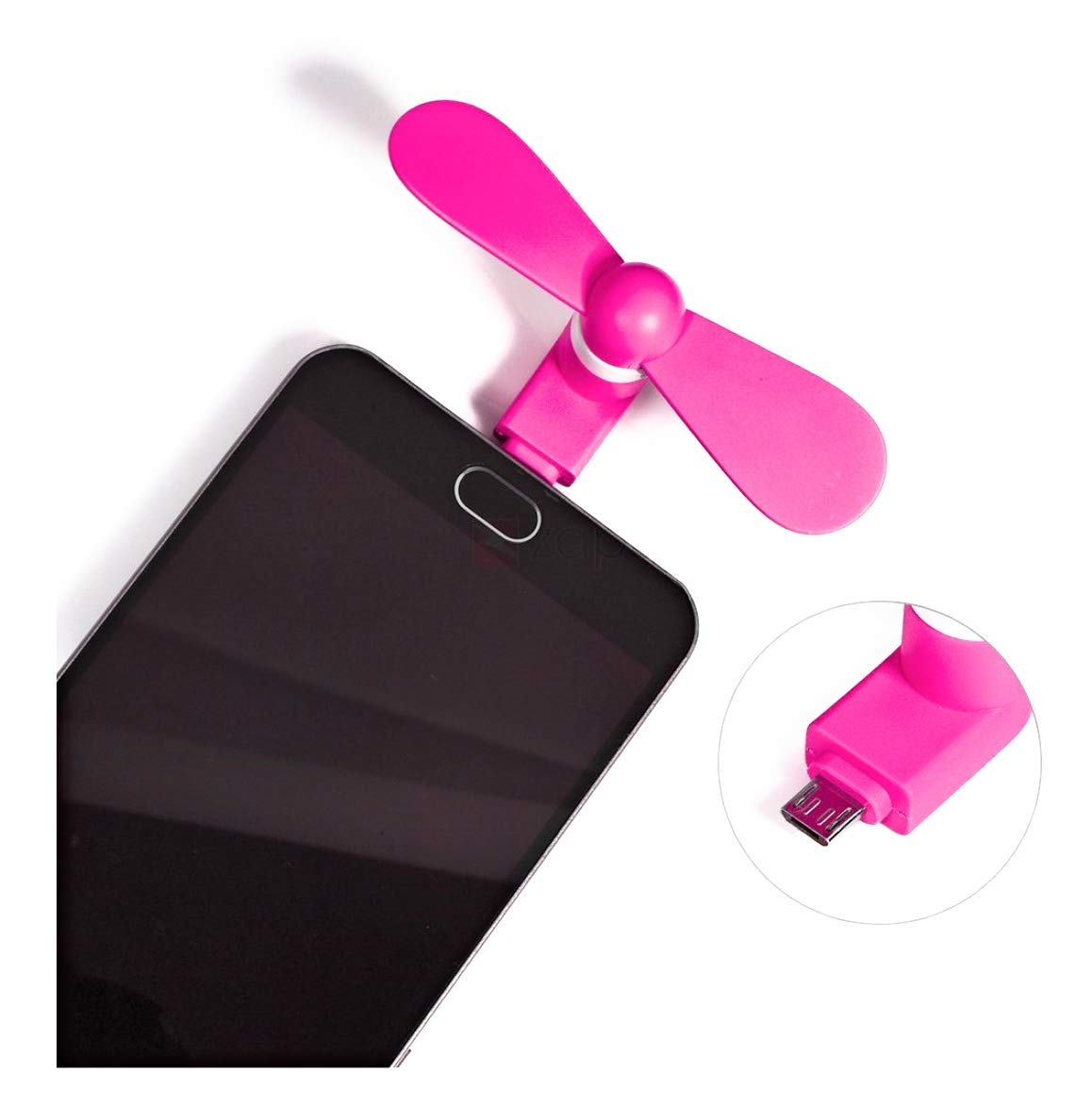 TechKing 2 In1 Portable Handheld Electric Hand Micro USB Mini Fan for Mobile/Laptop/Desktop/Powerbank-picture-16