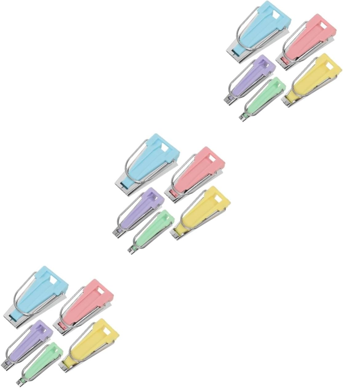 Veemoon 20pcs Multi-Function Bias Tape Maker Tools Quilting and Crafts and Easy to Use Binding Tool Kit for Home Sewing Projects