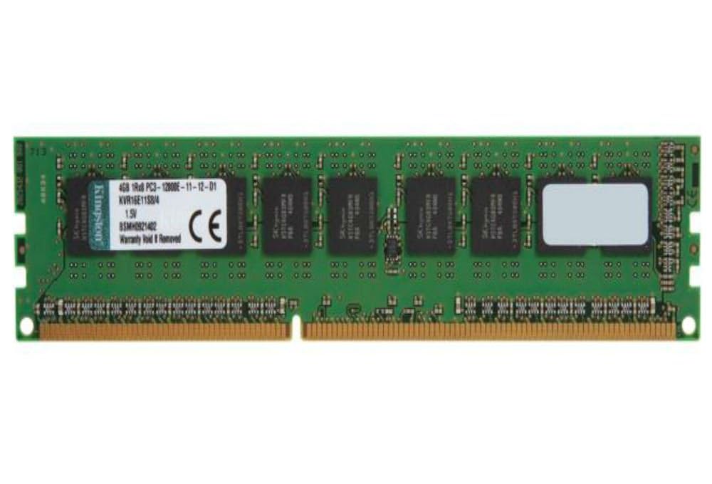 Kingston Technology Value RAM 4GB 1600MHz DDR3 PC3 12800 ECC