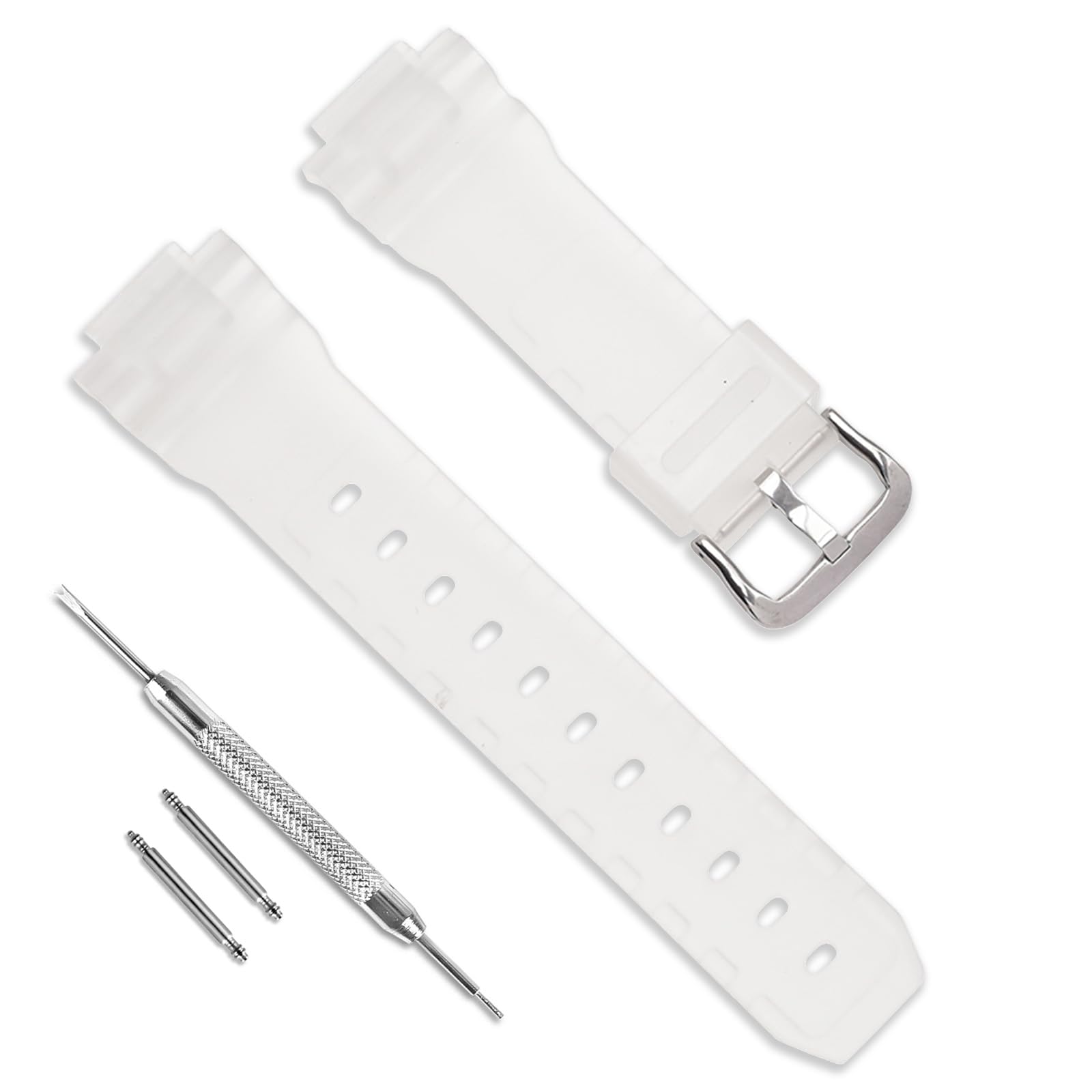 Natural Poly Urethane Replacement Watch Band Strap for Casio Mens G-Shock DW-5900 DW-6100 DW-6695 DW-6900 G-6900 GW-M5610 DW-5600E GW-6900