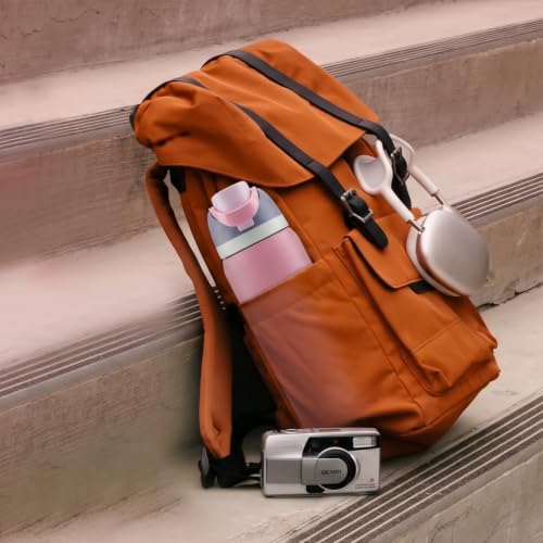Image of House of Quirk Sippease Stainless Steel Water Bottle with Straw for Sports and Travel BPA-Free 950ML (French Pink)