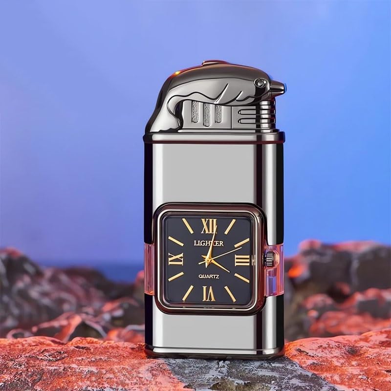 Encendedor antorcha dual vintage resistente al viento