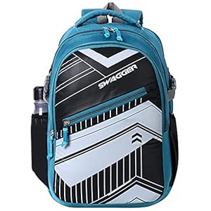 Swagger Unisex Trendy Casual Laptop Backpack for School/College & Office Use,SW11-BLU