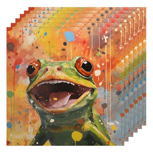 Servilletas de Tela Multicolor Cuadradas 50.5x50.5 cm Pack 6 miniatura 1