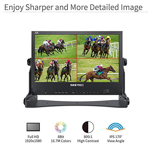 Image of ATEM156 15.6 inch 4 HDMI Input Output Quad Split Display for ATEM Mini Video Switcher Live Streaming Broadcast Director Monitor Used in Movie Production