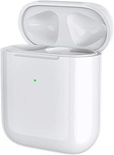 Compatible for AirPods 1st/2nd Charging Case, Wireless Charger Replacement Case for AirPods Case 2nd Gen with Bluetooth Pairing Sync Button