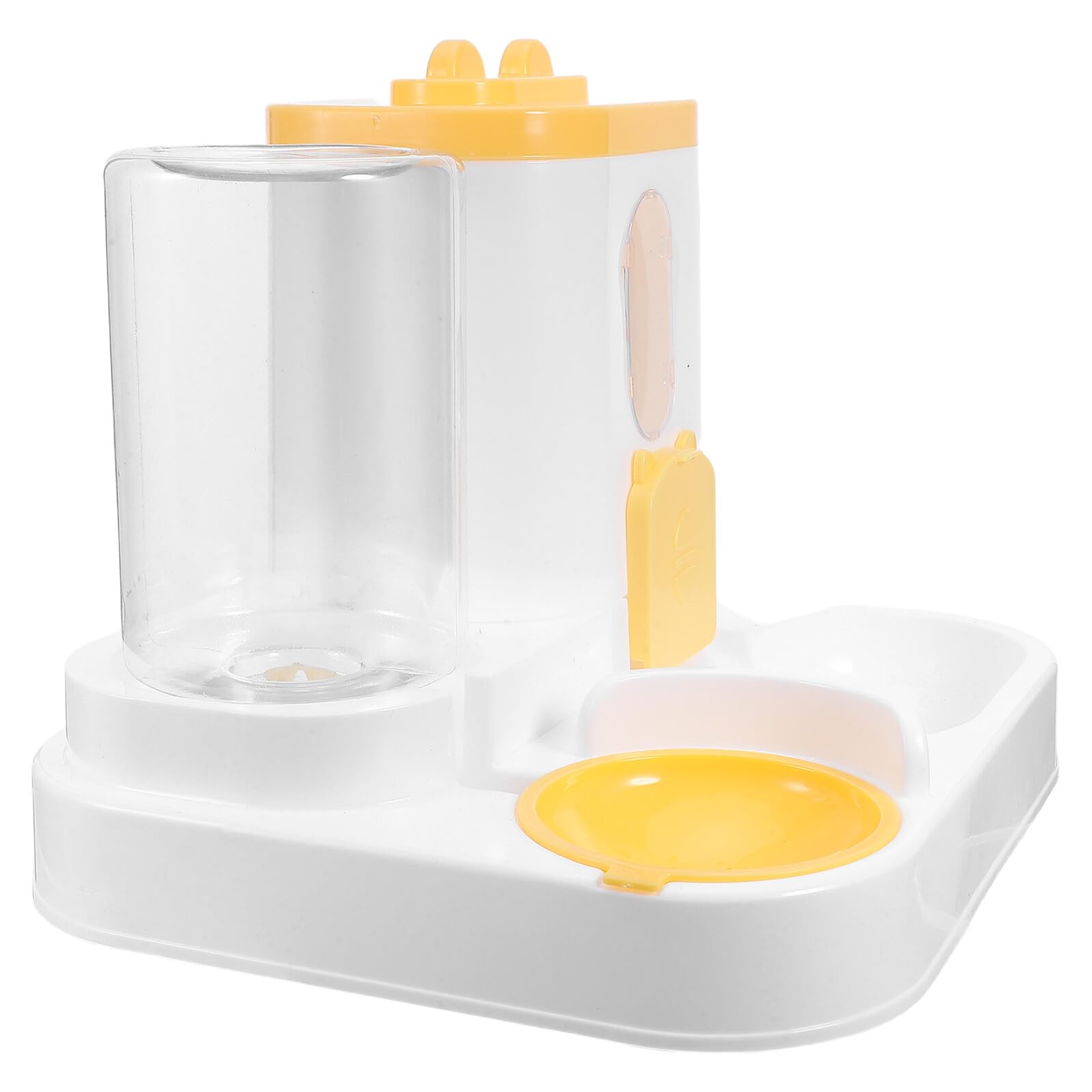 Gatuida Distributore Automatico di Cibo e Acqua per Gatti Piccolo Alimentatore Automatico Silenzioso Grande Capacità e Sensore di Rifornimento Mangiatoia e Abbeveratoio per Piccoli