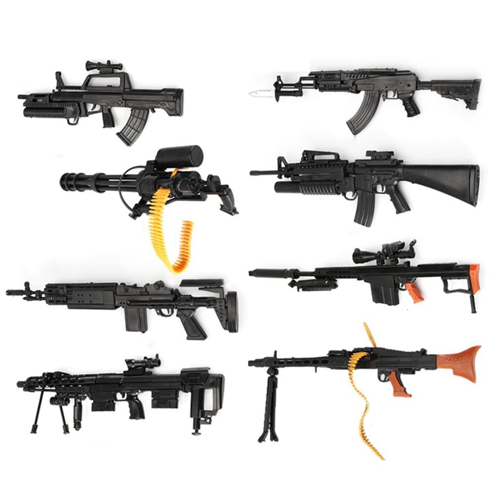 Amazon.co.jp: 1/6銃モデルMG42/AK47/M16A4/M82A1/M134/QBZ95/M14BER