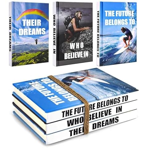 Decorative Books Set of 3 Decor Books for Home Decor, Coffee Table Book Decor Premium Decoration Books, Bookshelf Decor Bring Versatile Elegance to Your Home, Ideal for Coffee Table Book Decor Cover