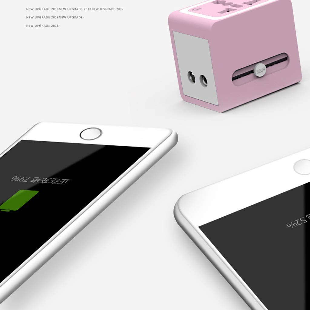 Gniazdo międzynarodowe przetwornice Uniwersalny zasilacz, Uniwersalny adapter podróży, Międzynarodowy zasilacz z Dual Usb Bardzo nadaje się do podróży adapter wtyczki zasilania