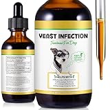 FANGCUN Yeast Infection Treatment for Dogs - Natural Support Drops for Dog Itch Relief, Ear Infection, Allergy & Inflammation Relief, Dog Yeast Infection Treatment (2 Fl Oz)