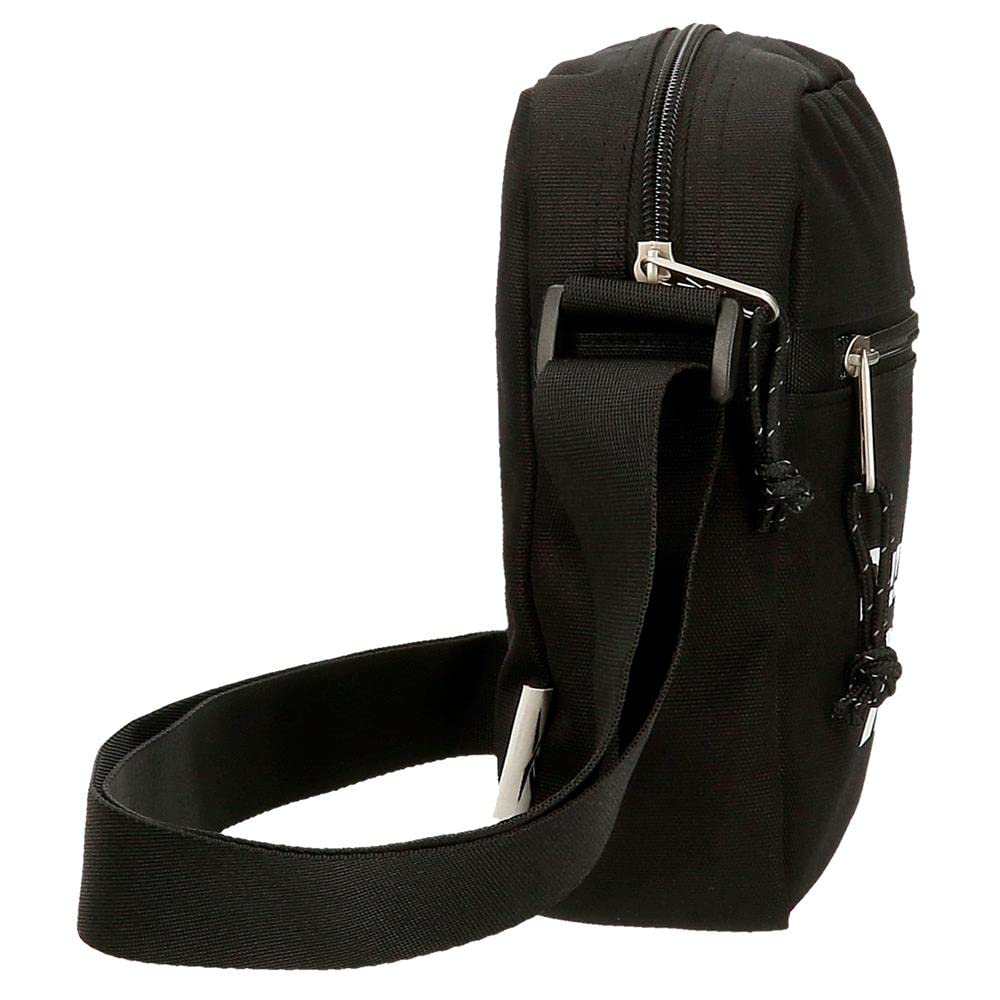 Reebok Boston Bandolera Negro 17x21x7 cms Poliéster — view 3