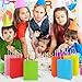 YADIAN 20 Pink Kraft Paper Gift Bags, Party Favor Bags Bulk with Handles, Goodies & Retail Bags for Christmas, Birthday, Crafts, Wedding & Party Supplies - 8.6'' x 6.3'' x 3.15''