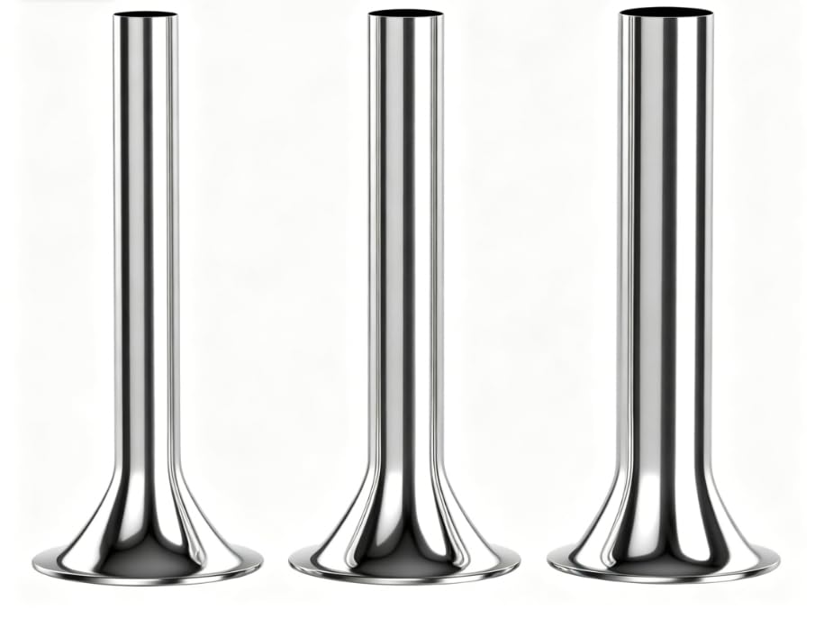 3-Piece Sausage Stuffer Tubes Set for Stuffer Durable Stainless Steel Sausage & Meat Stuffer Funnels, Interchangeable Hakka Tubes for Home Kitchen Sausage Making and Food Processing