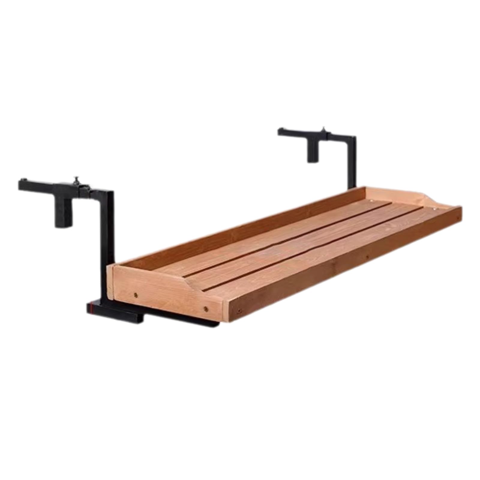 Tavolo pieghevole per ringhiera da balcone, scrivania da giardino da esterni, stabile, ideale per terrazze e balconi, design compatto e comodo