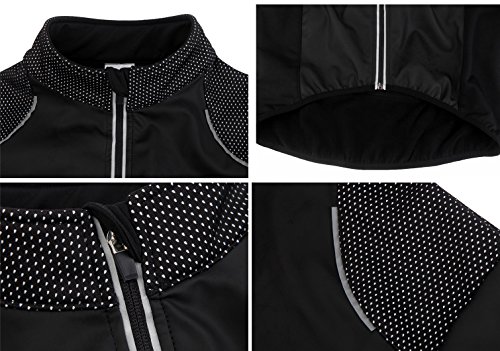 Chaqueta ciclismo térmica cortaviento unisex miniatura 5