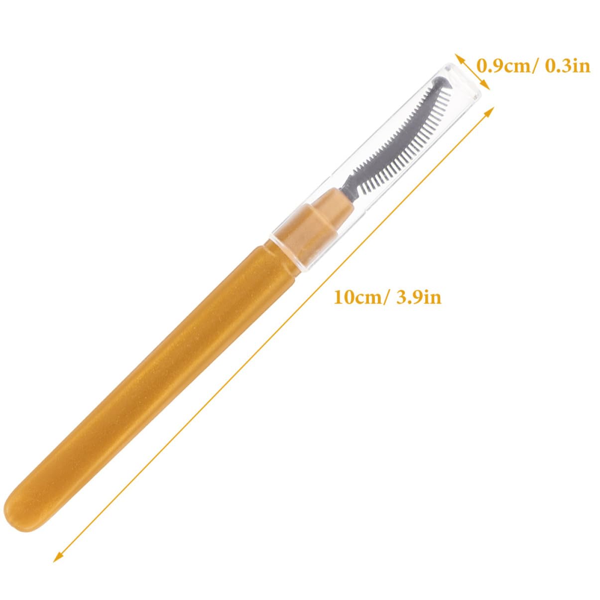 Ipetboom 8pcs Portable Eyelash Brush with Protective Cover Mascara Wands for Makeup Gentle Lash Brush for Safe Application Travel Friendly Beauty Tool