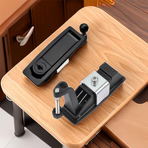 Evan EV-WMMS09970614 Compression Latch With Key, Zinc Alloy Compression Locks, Flush Mount Trigger Latches thumb #7