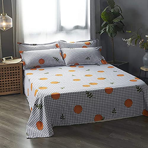 Couverture de couette fleur rose pour grand lit double en coton