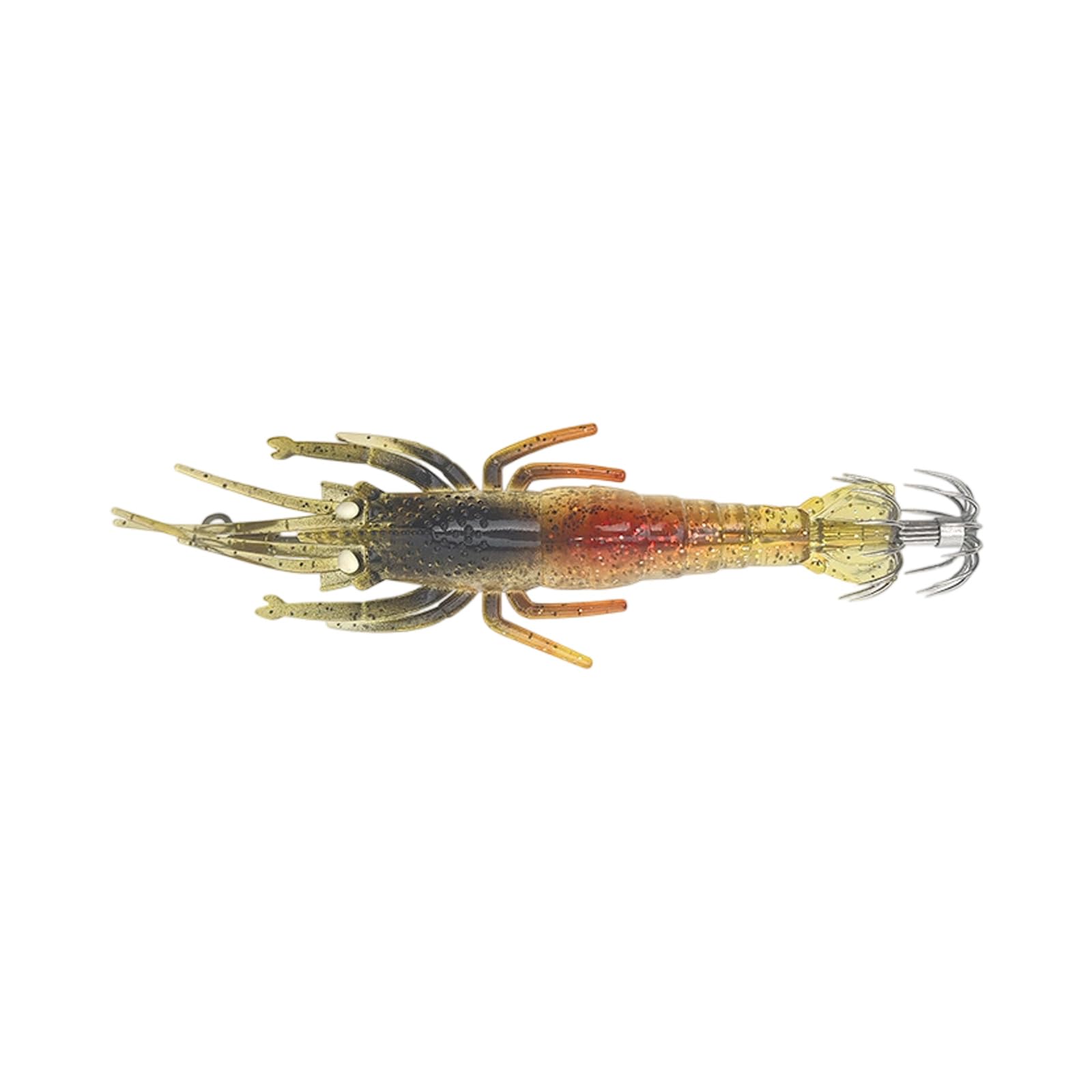 XuQiZZpp Fishing Shrimp Lures Glow Jigs Hook 11cm Squid Jigs Artificial Hard Baits Cuttlefish Hooks