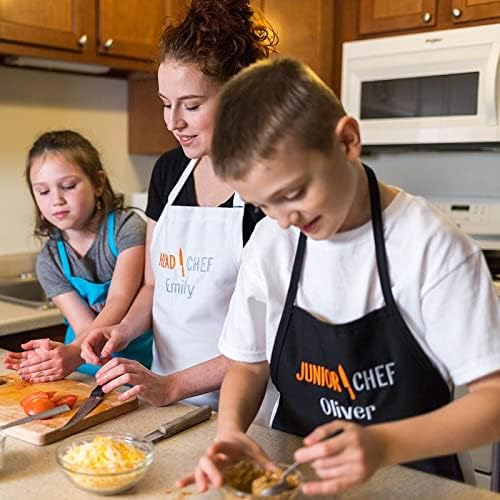Miniatura 4 de THE APRONPLACE Delantal personalizado bordado Junior Chef Kids Delantal