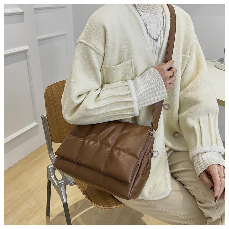 Trendy Checkered Shoulder Bag for Women - Stylish Crossbody Bags for Commute, Travel & Casual3