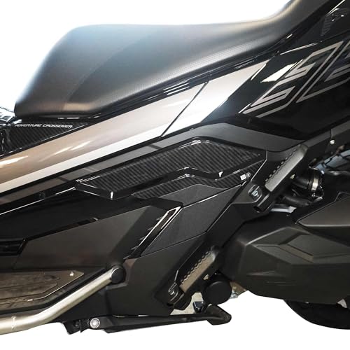 Éviter Rayures Repose Pied Zontes 368 G 2025 via Autocollants 3D Moto Résine Carbone Labelbike