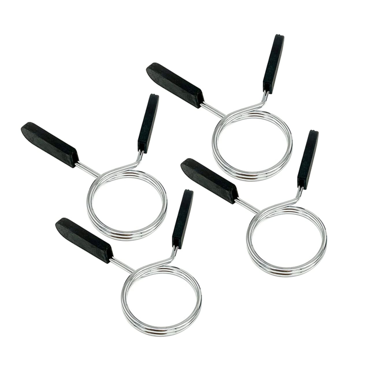 SUPVOX 5Pcs Professional Barbell Clips Portable Barbell Collars for Weight Lifting Convenient and Secure Dumbbell Clamps Fits Standard Bars for Gym and Home Workouts