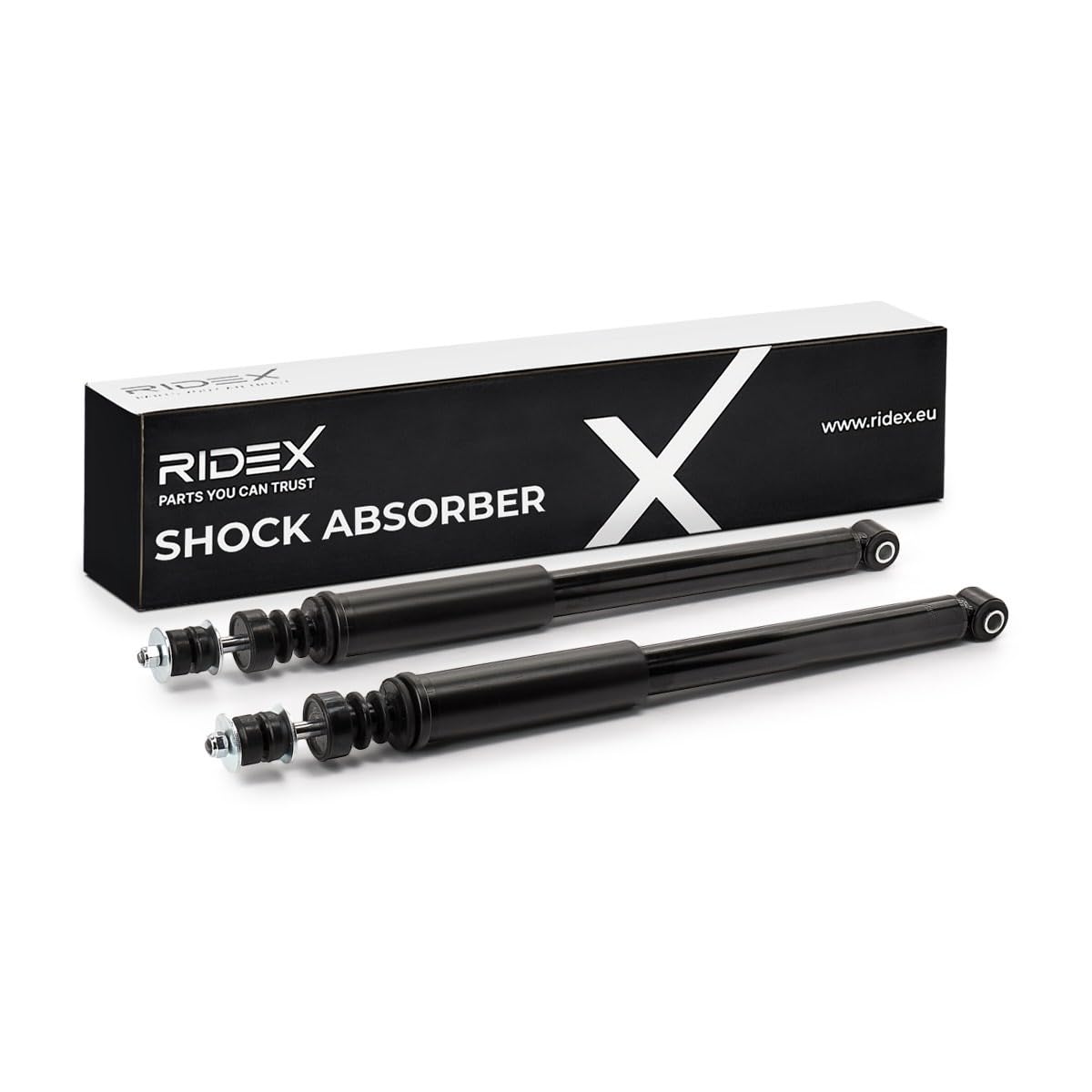 RIDEX 2x Amortisseur Arrière Pression de gaz Compatible avec DACIA SANDERO II SANDERO Sandero III BJI LOGAN MCV II LOGAN LS