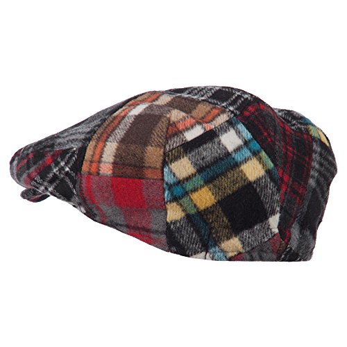 Boy's Wool Blend Patchwork Snap Ivy - Multi2